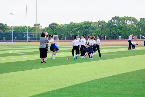 Morning exercise,Hiba Academy Nantong